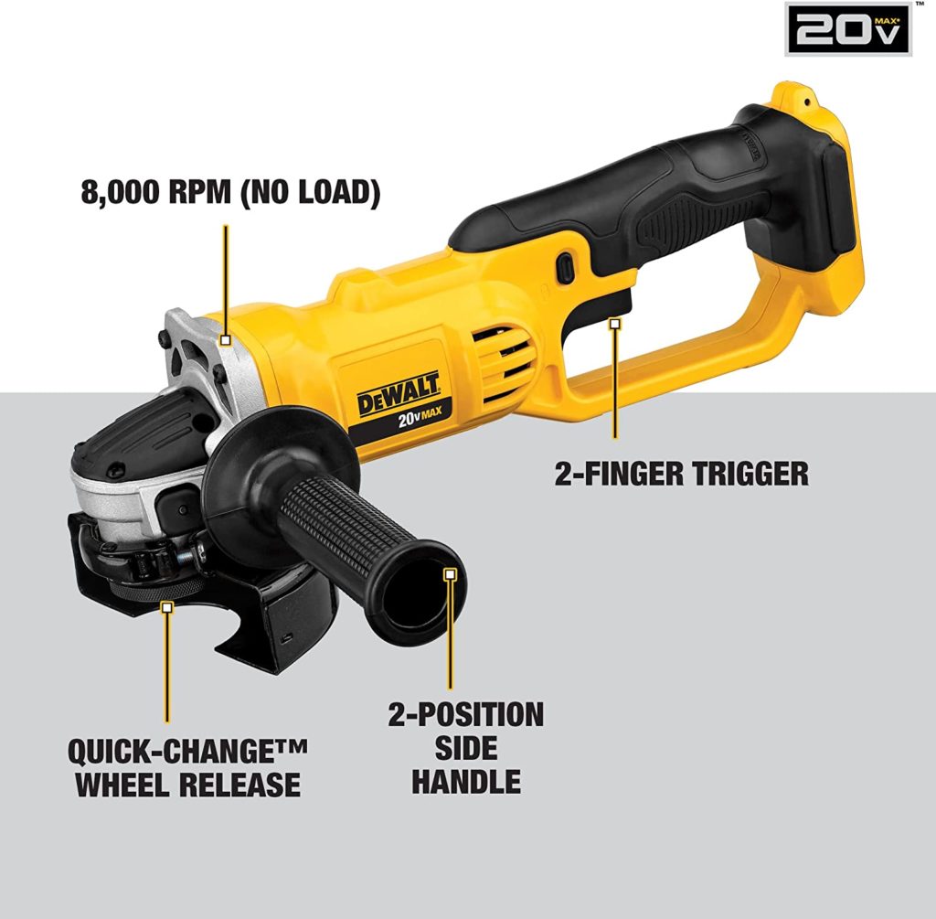 DeWalt DCG412B Features