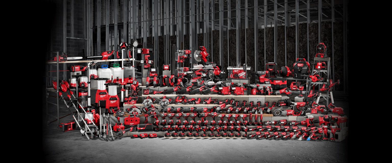 Milwaukee M18 Power Tool Family Shot