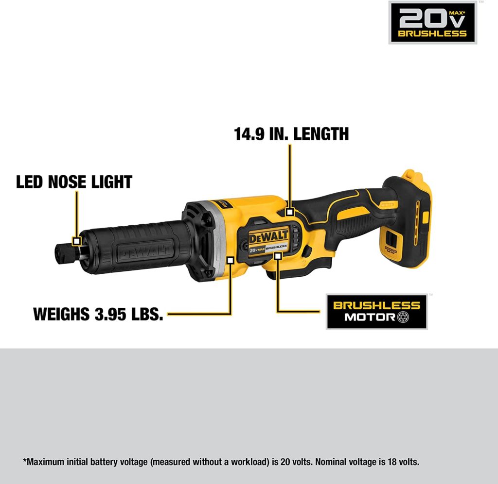 Image #2 for DeWalt DCG426B 20V MAX Brushless 1-1/2″ Cordless Die Grinder